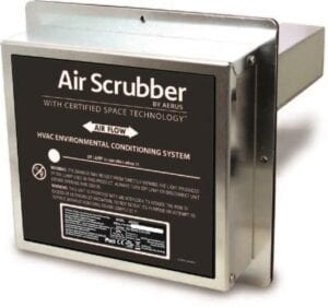 In duct air scrubber